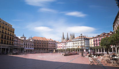 Fototapeta premium Square of Burgos, Spain