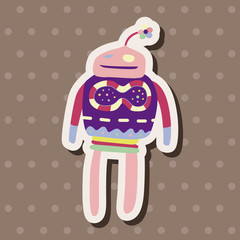 robot theme elements vector,eps