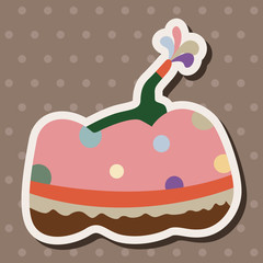 style pumpkin cartoon elements vector,eps