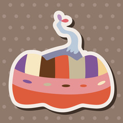 style pumpkin cartoon elements vector,eps