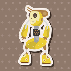 robot theme elements vector,eps