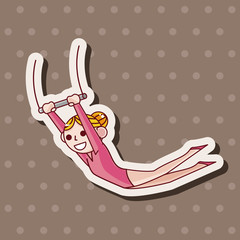 circus juggler theme elements vector,eps