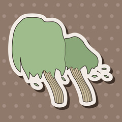 tree theme elements vector,eps