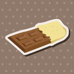 chocolate theme elements vector,eps