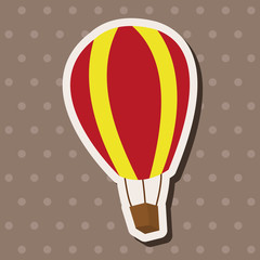 hot air ballon theme elements vector,eps