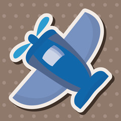 airplane theme elements vector,eps