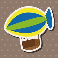 hot air ballon theme elements vector,eps