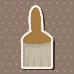 work tool bursh theme elements vector,eps