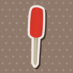 work tool screwdriver theme elements vector,eps