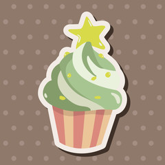decorating cake theme elements vector,eps10