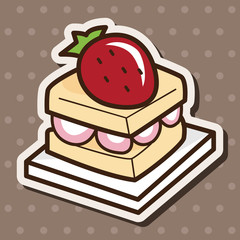 cake theme elements vector,eps