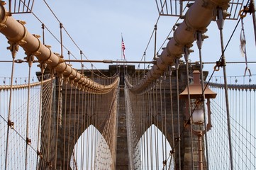 Brooklyn Bridge - view from the middle.