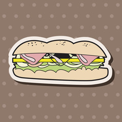 hamburger theme elements vector,eps