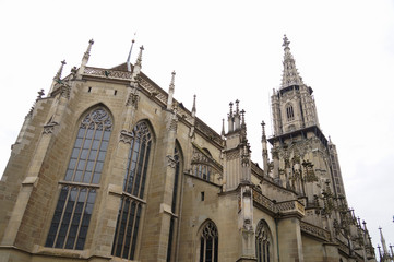 Fototapeta premium Beautiful church in the morning,Bern