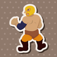 Wrestler theme elements