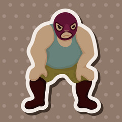 Wrestler theme elements