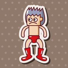 Wrestler theme elements