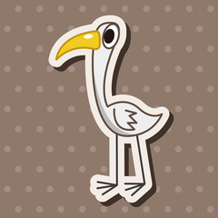 bird cartoon theme elements