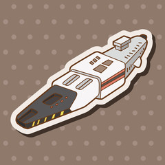 spaceship theme elements vector,eps