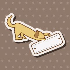 pet dog theme elements vector,eps