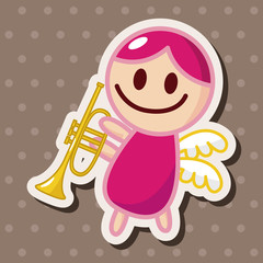 angel theme elements vector,eps