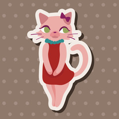 cat theme elements vector,eps