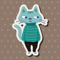 cat theme elements vector,eps