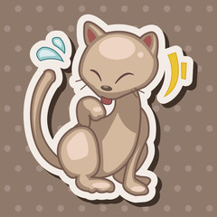 cat theme elements vector,eps