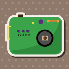 camera theme elements vector,eps