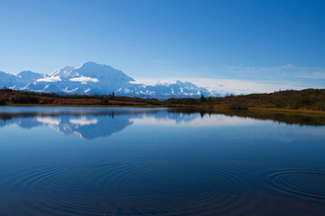 Fototapeta na wymiar Wonder Lake Denali National Park
