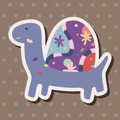 animal turtle theme elements vector,eps