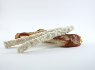 Milk favour sticks for dog snack