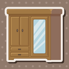 furniture theme cabinet elements vector,eps