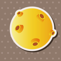 Fototapeta premium Space planet theme elements vector,eps