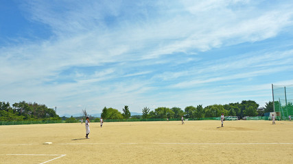 野球少年達 © mtaira