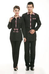 The young engineer various occupation clothing standing in front