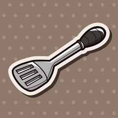 kitchenware spatula theme elements vector,eps