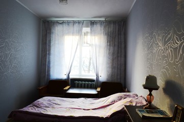 интерьер в вечернем освещении