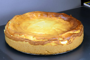 selbstgebackener Käsekuchen