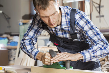 Carpenter at work