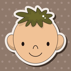 face chatacter theme elements vector,eps