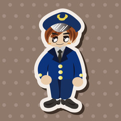 captain theme elements vector,eps