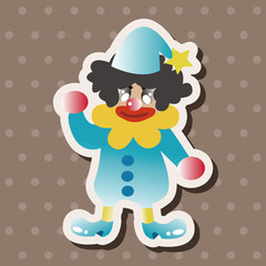 clowns theme elements vector,eps