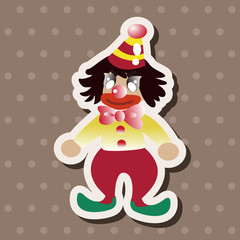 clowns theme elements vector,eps