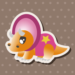 dinosaur cartoon theme elements vector,eps