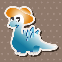 dinosaur cartoon theme elements vector,eps