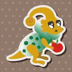 dinosaur cartoon theme elements vector,eps