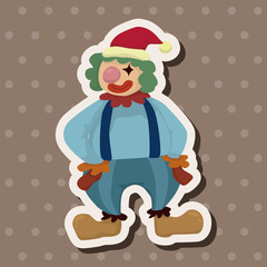 clowns theme elements vector,eps