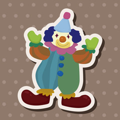clowns theme elements vector,eps