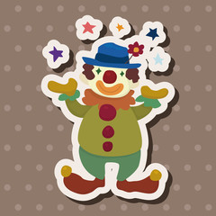 clowns theme elements vector,eps